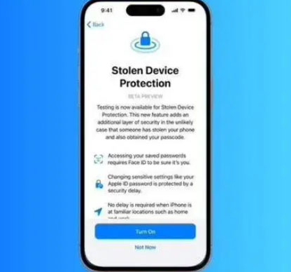 丰南苹果授权维修店分享被盗设备保护功能开启方法 