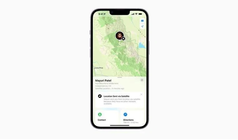 丰南苹果14维修分享iPhone14系列中 FindMy功能通过卫星分享位置方法教程 